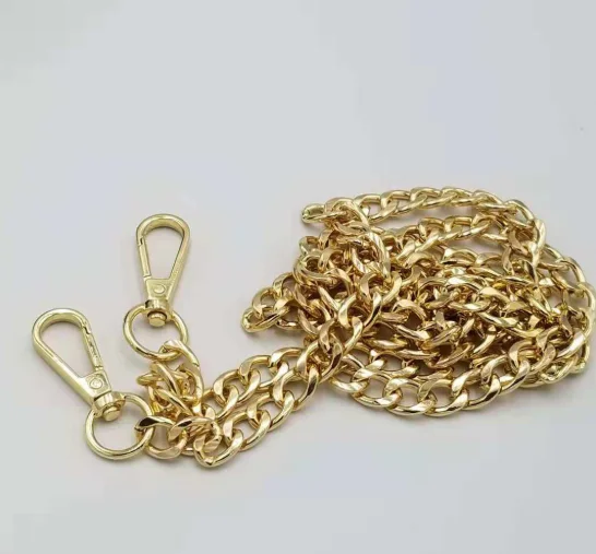 

HJKL Type 0.7/0.9/120cm Metal Bags Chain Purse Buckles Women Shoulder strap for bags replace Crossbody chain Bag Accessories