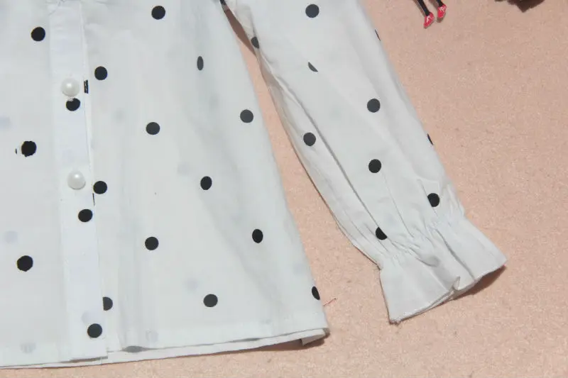 Дизайнерская детская одежда для девочек коллекция 2019 года белая рубашка в