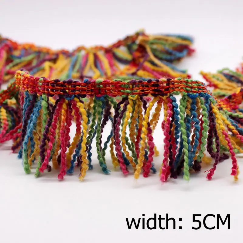 5 см wide1yard цветная лента с кисточками и кружевом украшенная соломенная шляпа