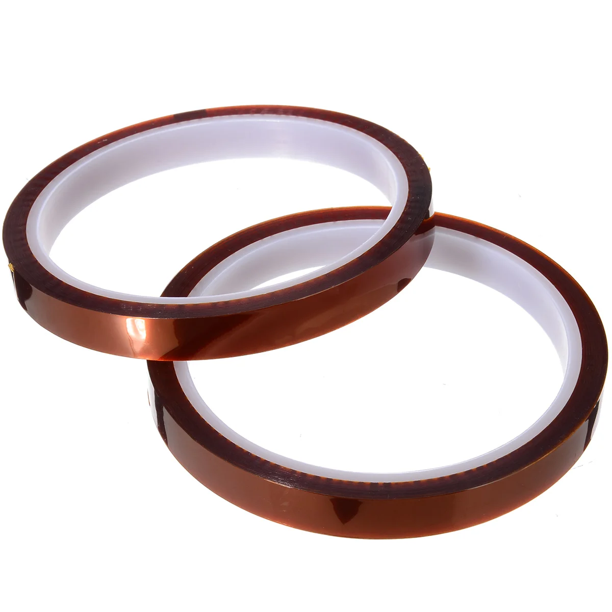 High Temperature 2 Roll Polyimide Tape Sublimation Heat-resistant Adhesive 10mmx33m For Electronic Industry | Обустройство дома