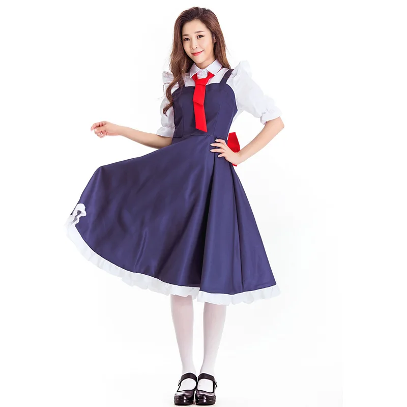 

Maid Cosplay Costume Student Sailor Style Maid Costume Uniform Temptation Halloween Costume