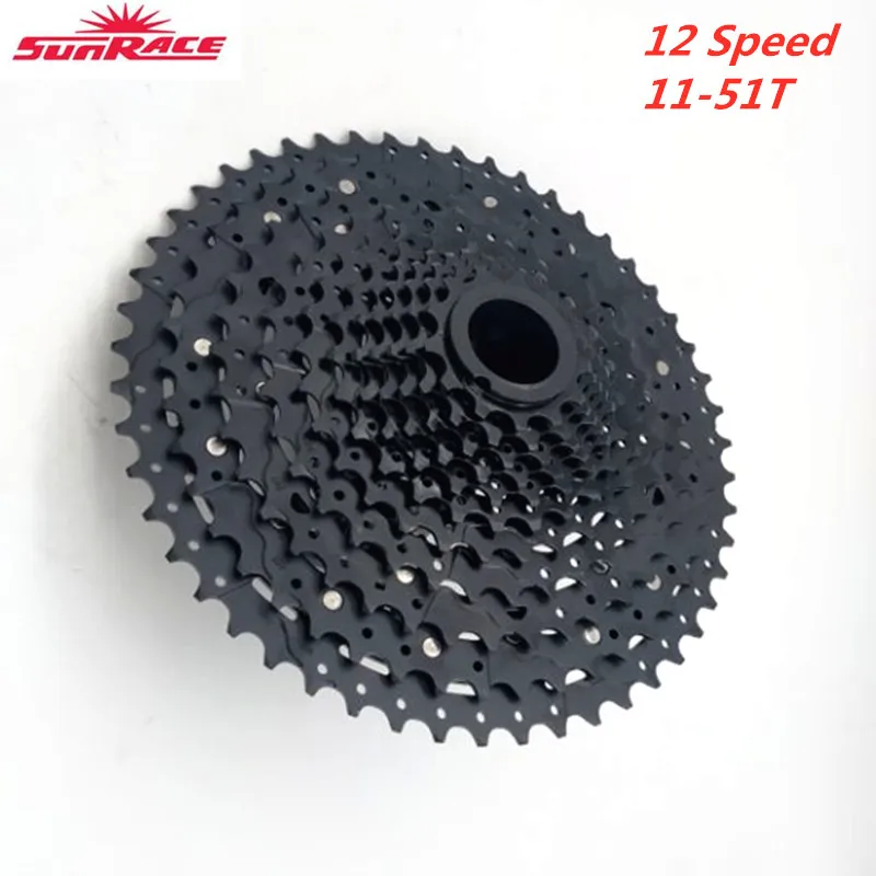 sunracing CSMZ903 12 скоростной свободный Руль Горный велосипед кассета черный серебристый 11-51T MTB маховик части велосипеда