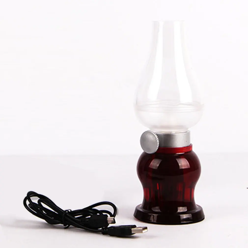 Ретро ностальгическая лампа с контролем УДАРА СВЕТОДИОДНЫЙ светильник для