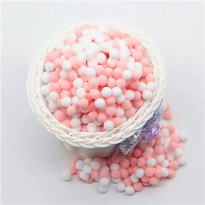 0316 20g Мини Помпон 8 мм Pom Poms Ponpon многоцветные Pompony ремесла поставки DIY для детской игрушки швейные украшения для дома и свадьбы 20 г - Цвет: 0316 20g