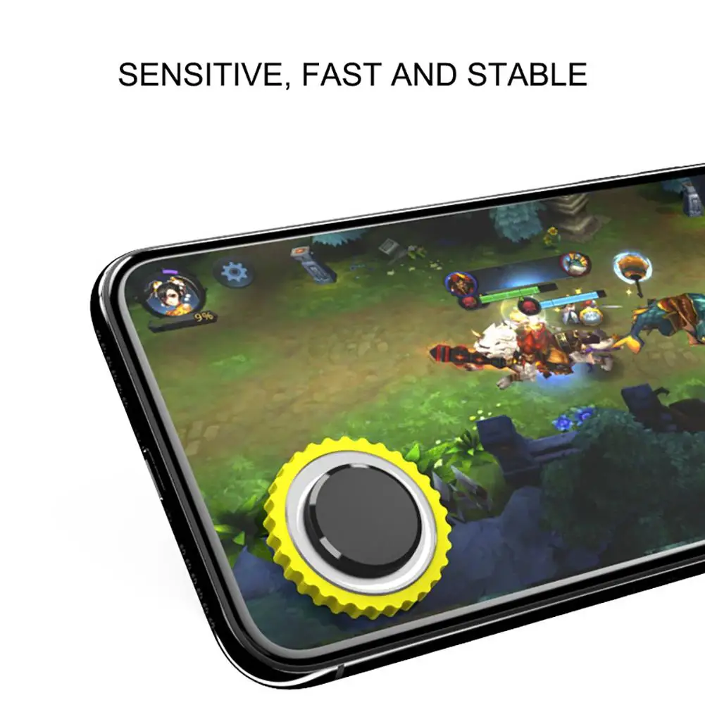 Q10 Mobile Games Joystick Round Game Screen Sucker Controller for Android iOS Computer For PUBG With | Электроника