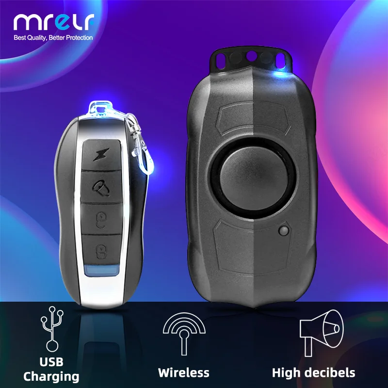 Сигнализация велосипедная Беспроводная с USB зарядкой и защитой от