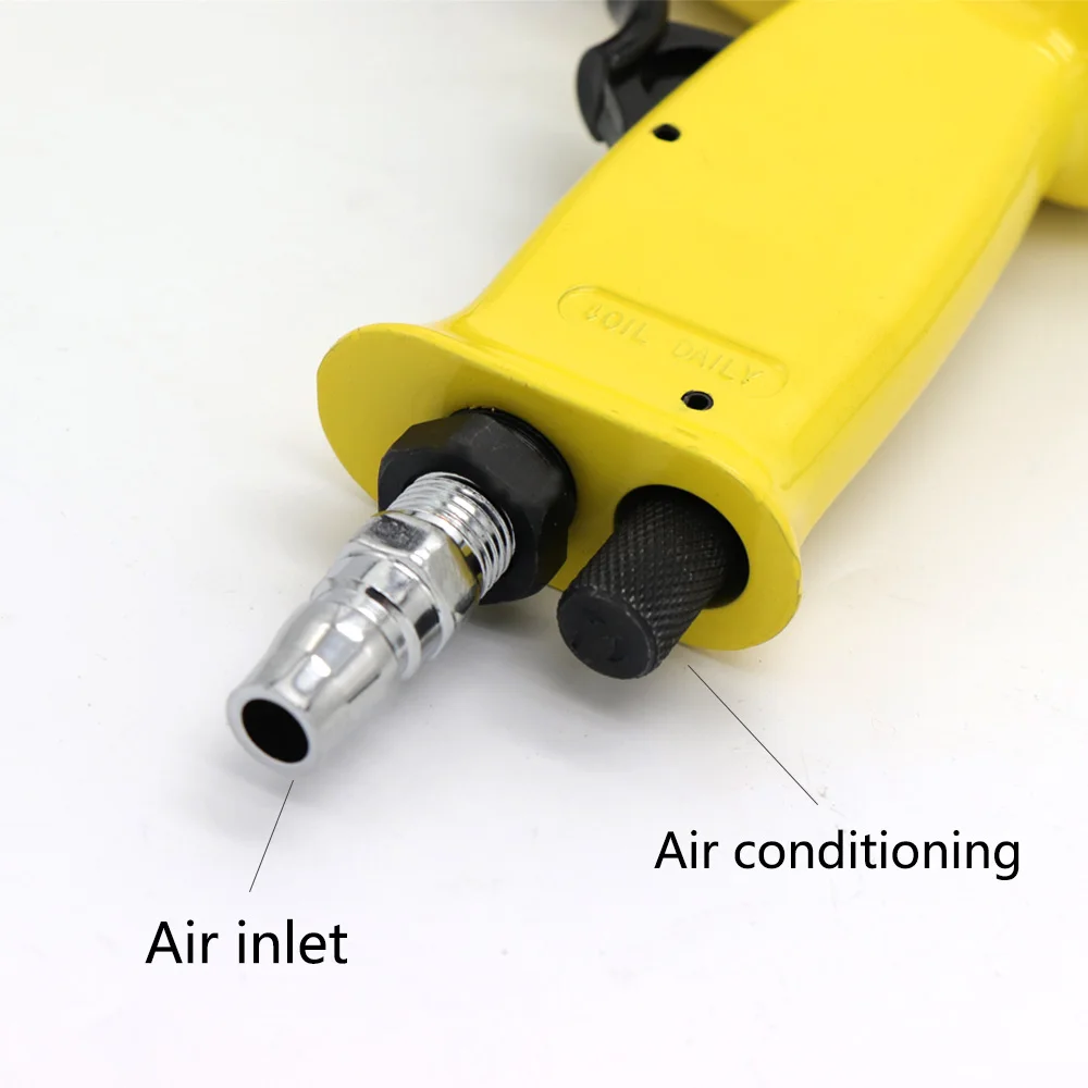 

2021 New 120mm Air Hammer Professional Handheld Pistol Gas Shovels Small Rust Remover Pneumatic Tools with 4 Pneumatic Tools