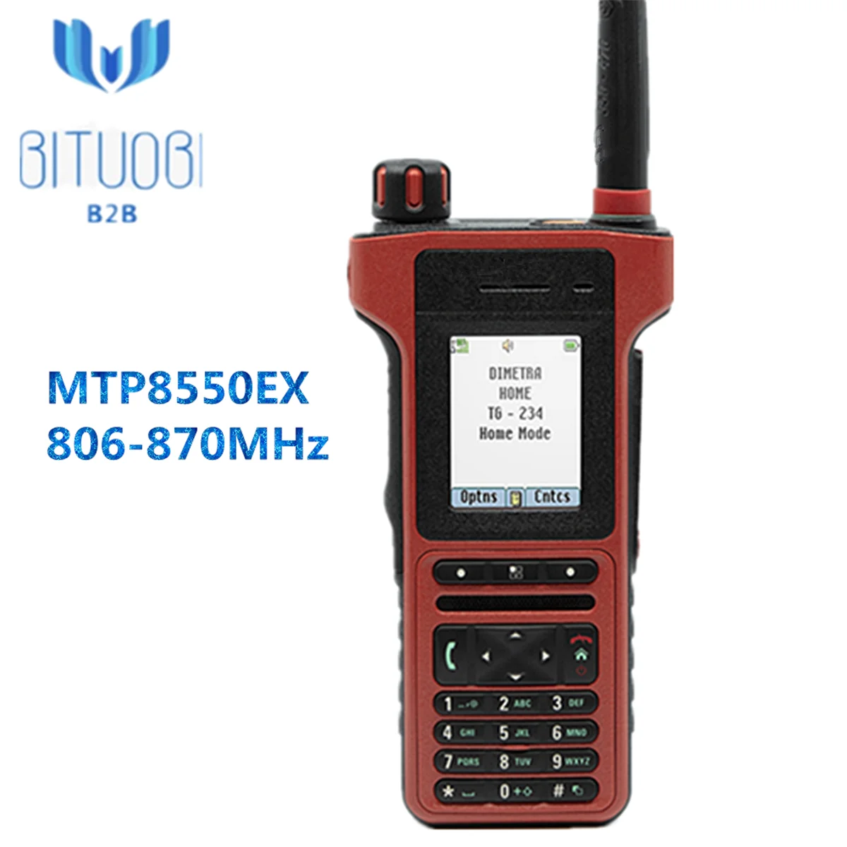 MTP8550EX Tetra radio 806 870MHz walkie talkie с легким в использовании Bluetooth TEA1 TEA2 TEA3|Рации| |