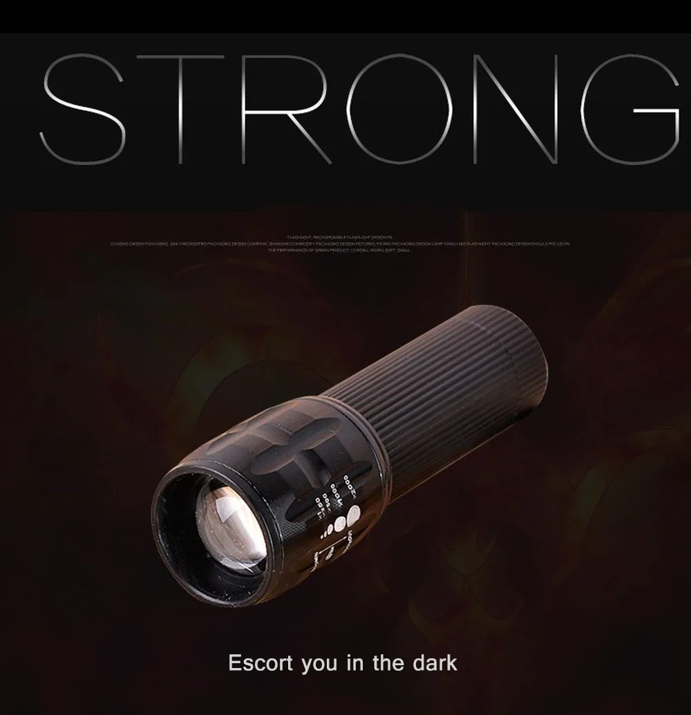 Светодиодный фонарь высокой мощности портативный выдвижной мини светильник для