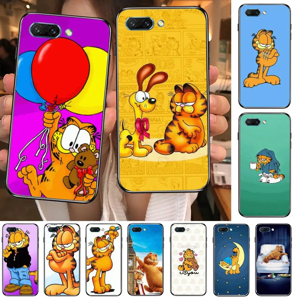 

Anime cute G-garfield clear Phone Case For Huawei Honor 10 9 8 7 N Pro Lite A C RU Black Etui Coque Hoesjes comic fashion