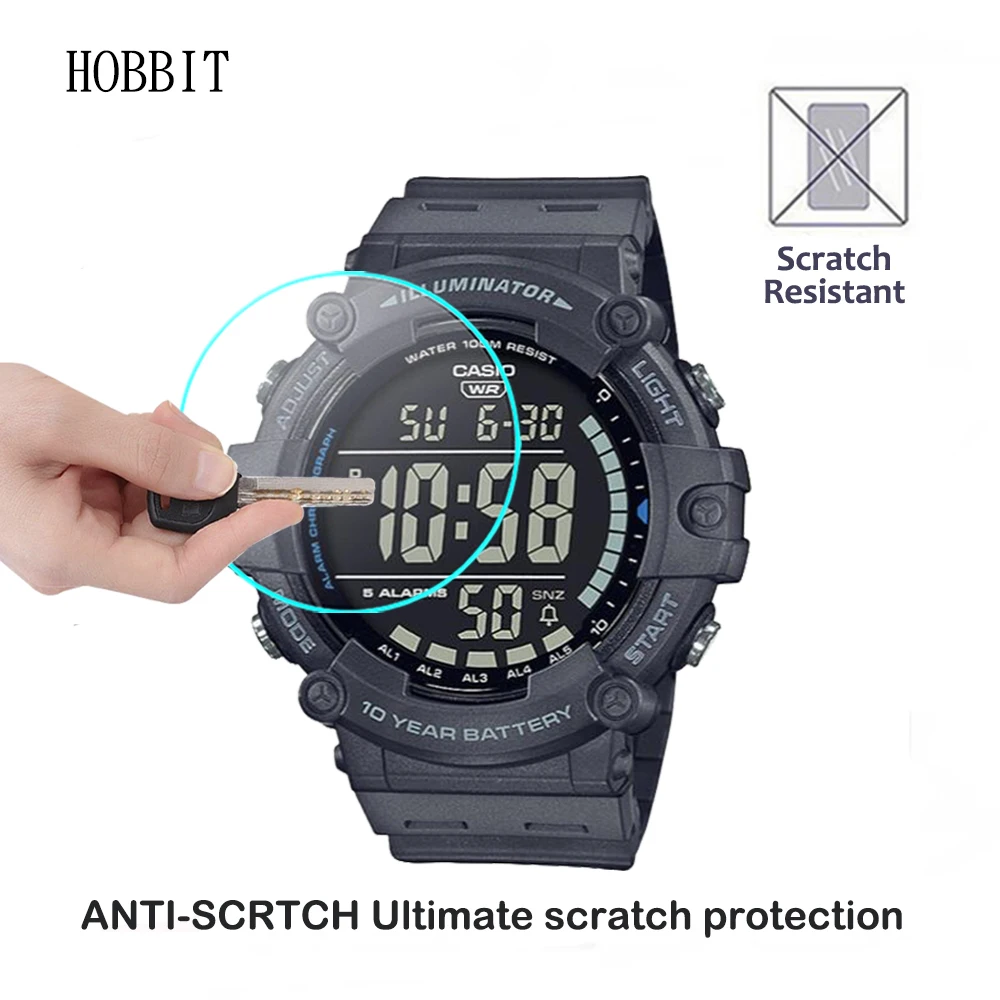 Прозрачное защитное стекло 9H для Casio STANDARD MDV-107 MDV107 AE-1500WH AE1500WH 2 шт. | Электроника