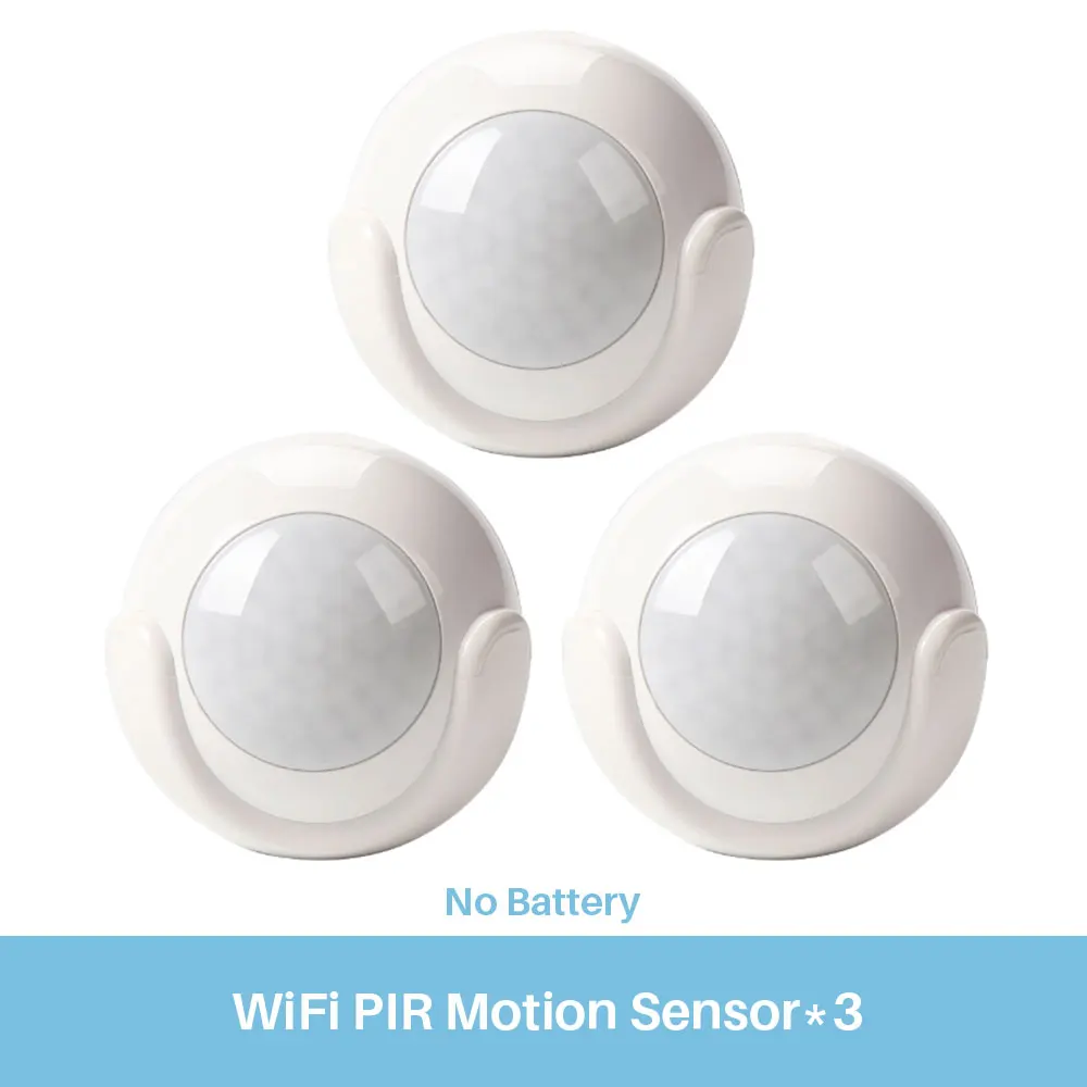 3 Pcs WiFi PIR датчик движения инфракрасный детектор внутренней безопасности без концентратора не требуется SmartLife приложение Push Alert батарея мощность работает с iftt - Цвет: 3 Pcs