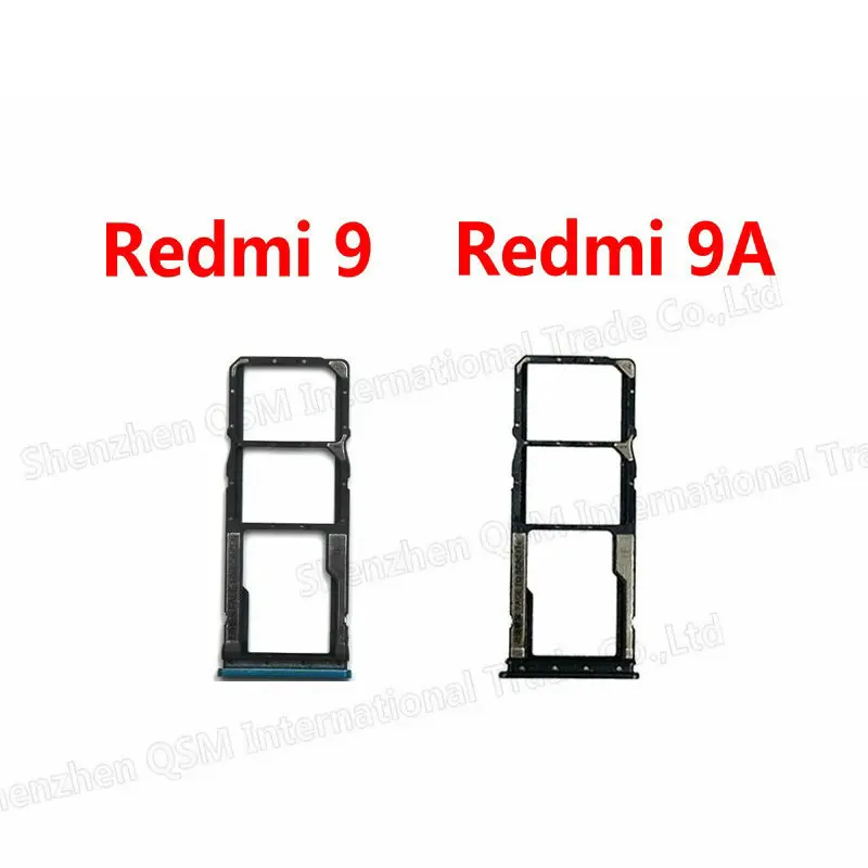 

Для Xiaomi Redmi 9A / 9 держатель слота для SIM-карты Micro SD слот для SIM-карты адаптер Замена Ремонт Запасные части