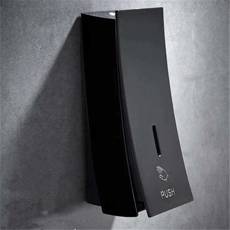 Дозатор для жидкого мыла черный кухонный дозатор настенный 450 мл шампунь