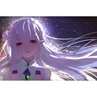 Алмазная вышивка RE ZERO Начальная жизнь в другом мире картина для домашнего декора аниме ролевая полная круглая вышивка крестиком настенное искусство