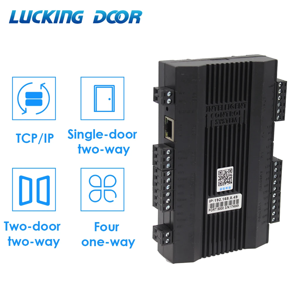 

TCP/IP Network Channel gate Access controller Wiegand 26 34 for door access control system Access Controler Panel