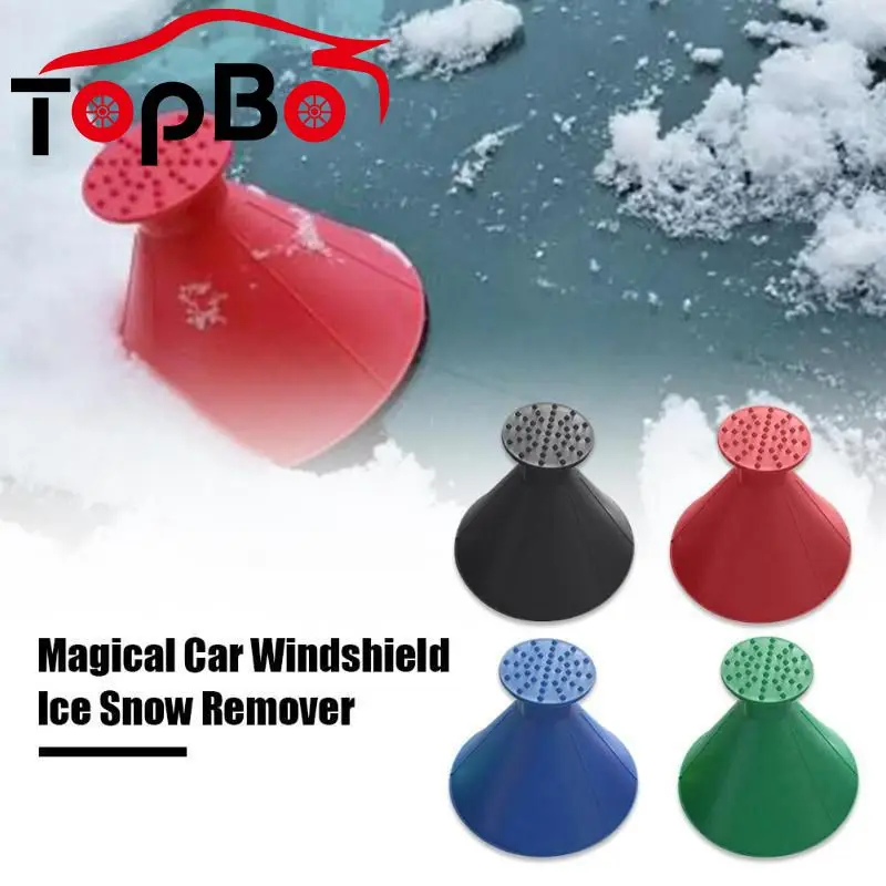 

Auto Car Snow Remover Oil Funnel Shovel Window Scrapers Magic Window Windshield Cone Deicing Cone Ice Scraper Snow Shovels