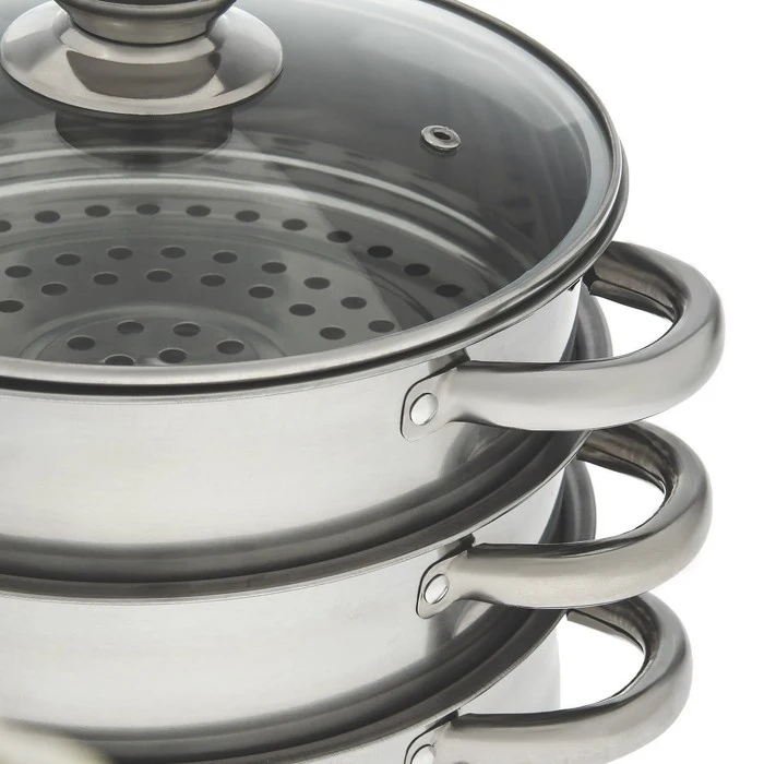 Мантоварка-пароварка &quotКлассика&quot d = 22 5 см 3 уровня общий объём — 7 9 л | Дом и сад