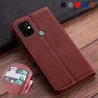 Чехол-книжка для UMIDIGI Power 3, кожаный, с подставкой 6,53 дюйма