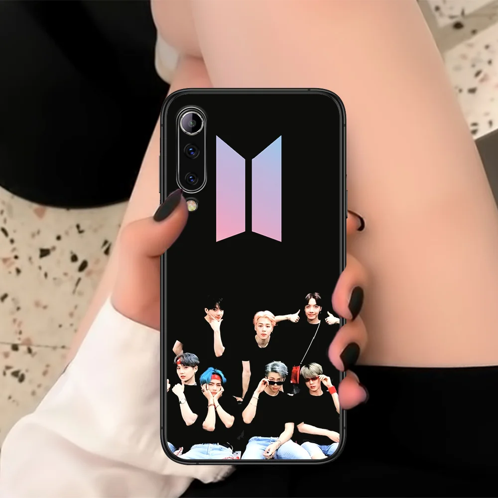 

Bangtan Boys Kpop Phone Case For XIAOMI Redmi K 3 4 5 6 7 8 9 10 20 30 A X Pro Ultra Black black Etui Fashion Hoesjes Tpu Funda