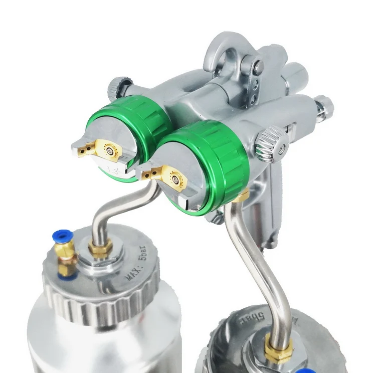 Двухсторонний пистолет-распылитель 1 3 мм Пневматический краскопульт для