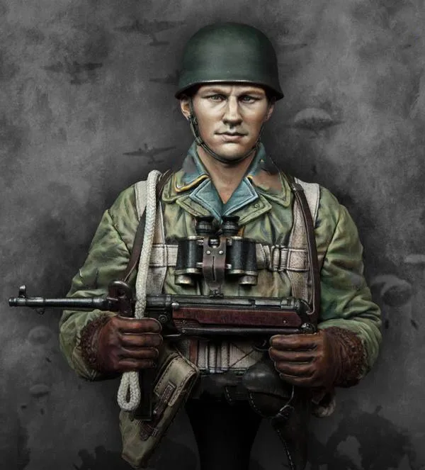 Разобранная Неокрашенная модель бюста из смолы в масштабе 1/10 | Игрушки и хобби