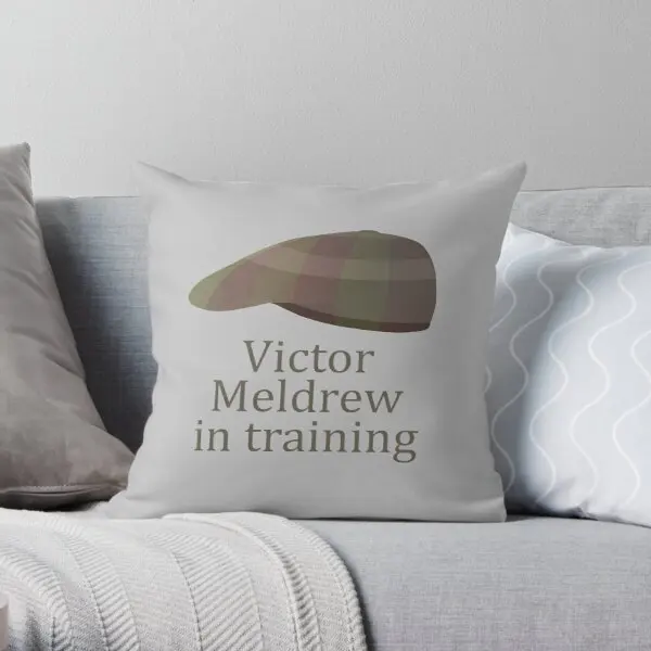 

Victor Meldrew In Training Flat Cap Desi Printing Throw Pillow Cover Comfort Hotel Cushion Soft Decor Pillows not include