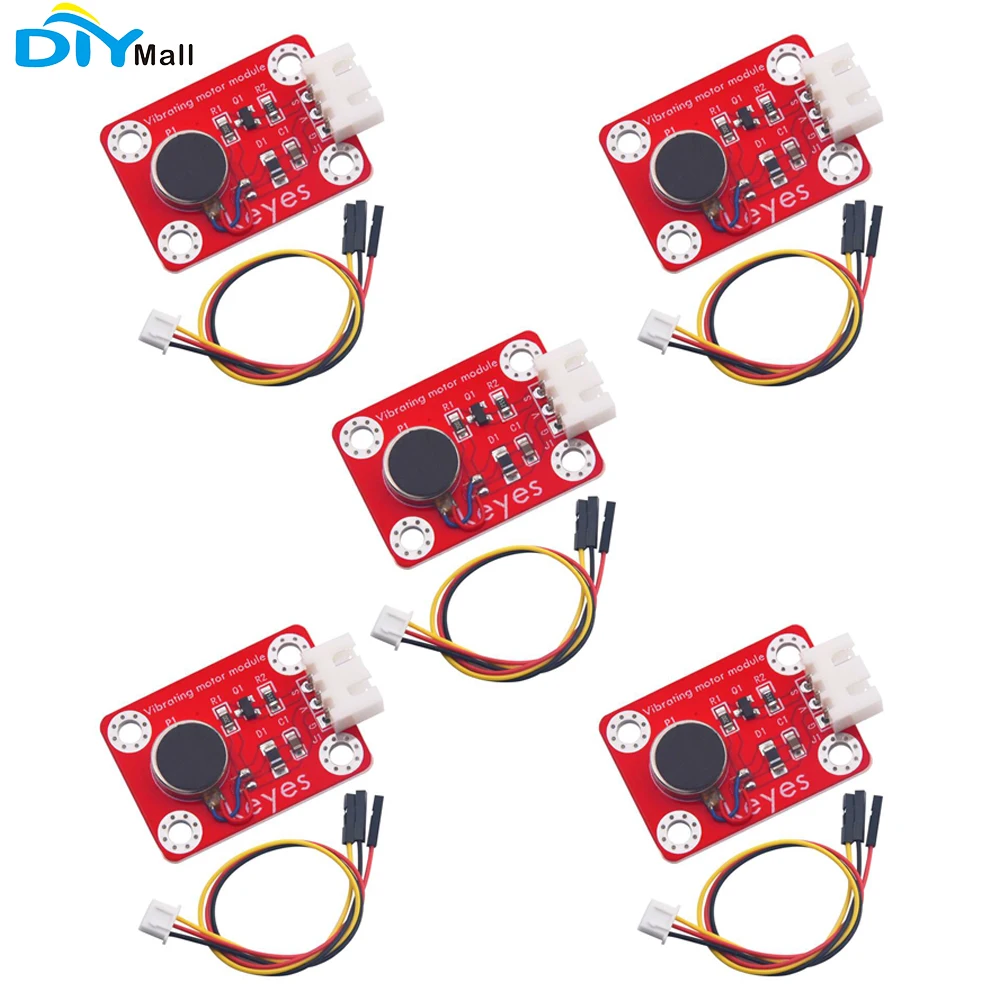 

5pcs/lot keyes brick Vibration Motor Module(Pad holes) DC 5V With Anti-reverse Interfaces