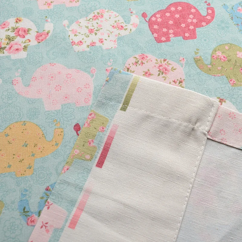 

ModernCurtains For Living DiningRoom Bedrooms Idyllic Children's RoomCurtain Polyester-cotton Printed MordenTulle Customization