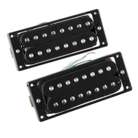 2 pieces 8 string electric guitar humbucker pickup double coils neck bridge pickup set black