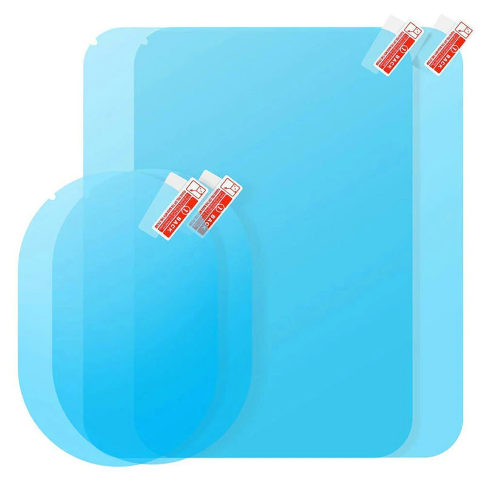 

022222222222222222222222222222222222 2PCS Waterproof Film Car Rear View Mirror Side Casement Glass Protective