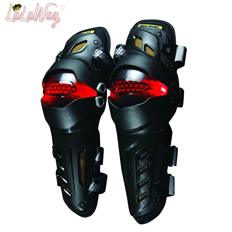 Мотоциклетные наколенники светодиодный светильник коленей в байкерском стиле