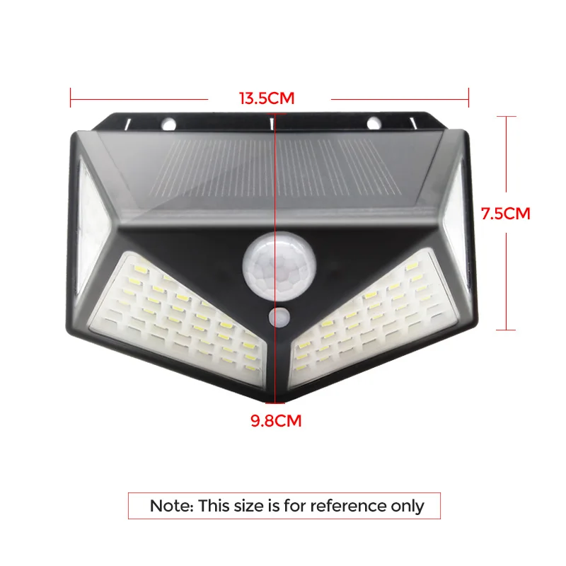ZAHORIO 100 светодиодный светильник на солнечных батареях уличный водонепроницаемый