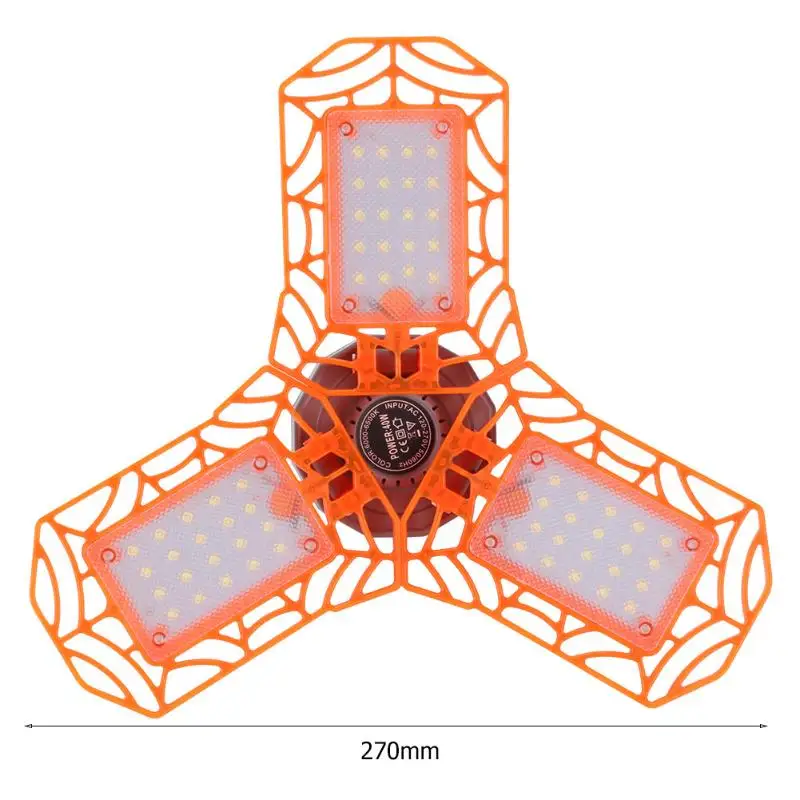 

60W Super Bright Garage Light Industrial Lighting E27 LED Light Bulb Folding Industrial Lamp Workshop pendant lamp Floodlight