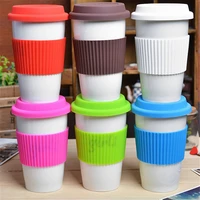 silicone anti scald cup sleeve heat insulation coffee cup cover glass ceramic cup cover non slip bottle sleeves mug sleeve