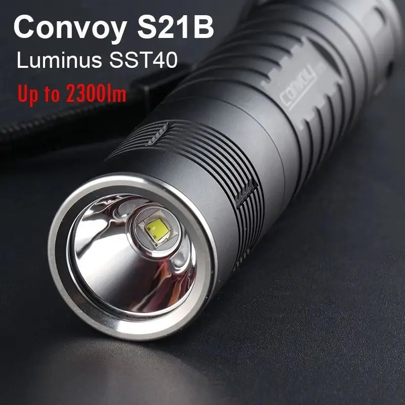 Offerte Convoglio S21B Con KW CULPM1.TG 6A Driver Forte Torcia A LED 12 Gruppi Versione 21700 Torcia Lampada Di Emergenza Lanterna Faretto
