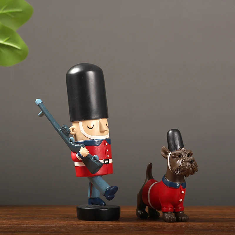 Винтажная кукла Щелкунчик из смолы фигурка солдата ручной работы королевская
