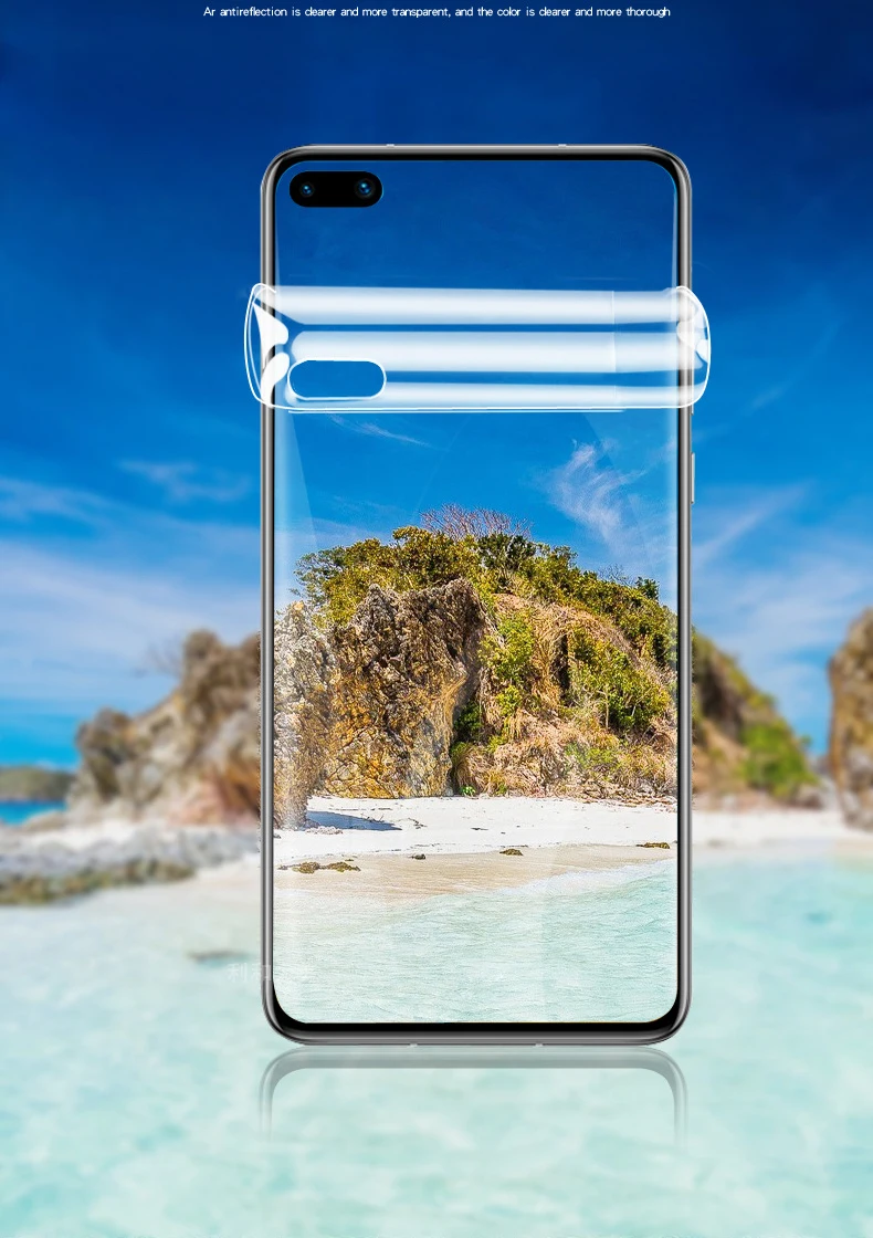 Для Rakuten Hand 5 1 &quotПрозрачная Гидрогелевая мягкая защитная пленка из ТПУ с полным