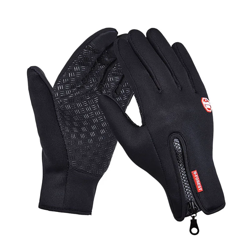 

Solid Ski Gloves Snowboard Gloves Winter Motorcycle Riding Waterproof Snow Windstopper Camping Leisure Mittens Touch Screen
