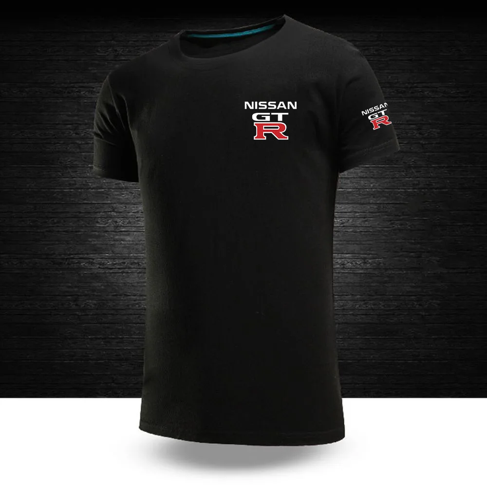 Футболка GTR мужская с коротким рукавом удобная тенниска из 100% хлопка майка
