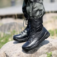 men outdoor ultralight military tactical boots breathable non slip wear resistant army boots climbing hiking training shoes