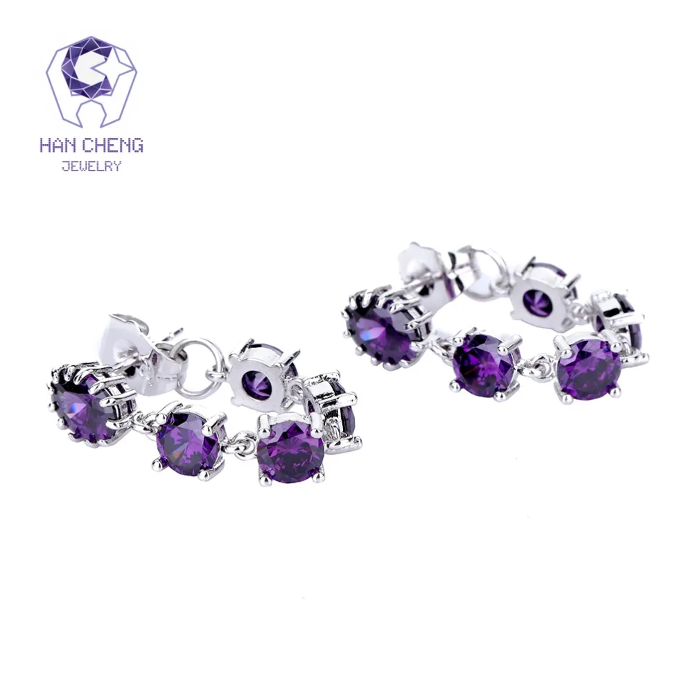 HanCheng Новые Модные Роскошные Очаровательные висячие серьги-подвески с