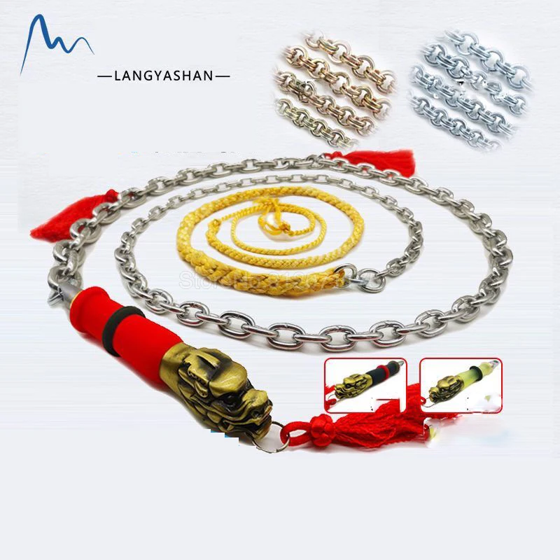 

Nut Stainless Steel Unicorn Whip Ringing Bodybuilding Middle Martial Art Kungfu Wushu Chain And High Carbon Kung Fu Fitness