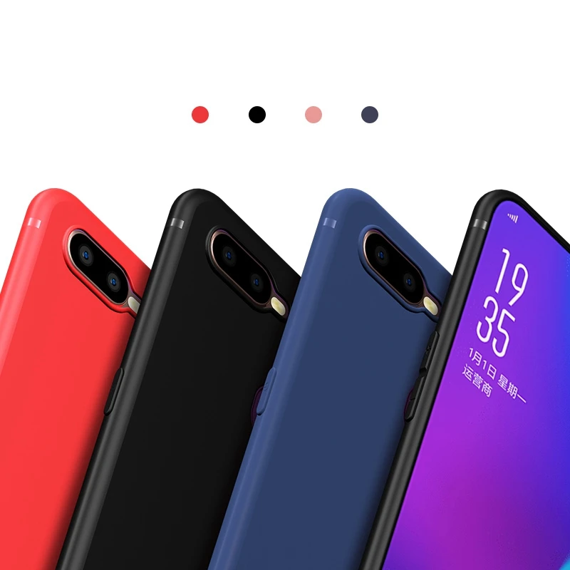 Чехол UPaitou для OPPO F9 Pro F1S F1 F3 Plus F5 молодежный чехол мягкий силиконовый матовый