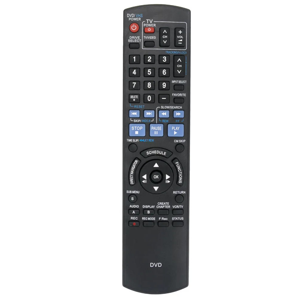 

Remote Control For Panasonic EUR7659Y70 DMR-EZ47VP DMR-ES15 DMR-ES15EBL DMR-ES46V DMR-ES36V DVD Recorder Player