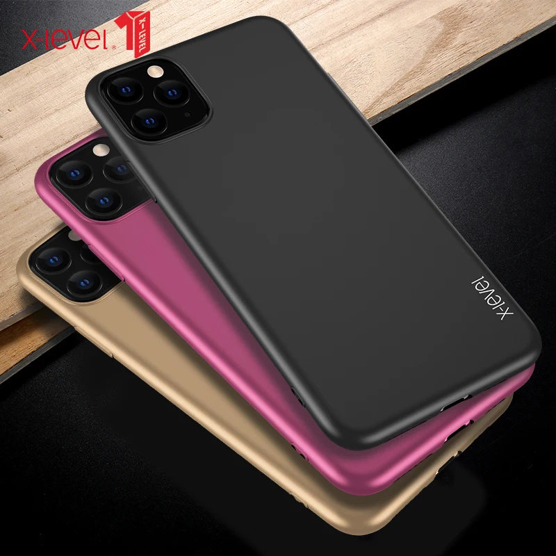 Чехол для Iphone11 Pro Max X-level Силиконовый ТПУ чехол телефона Iphone 11 6 5 дюйма