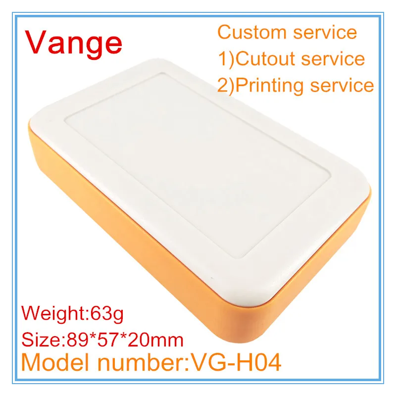 1 шт./лот литьевой корпус 89*57*20 мм ручной из АБС-пластика проектная коробка для