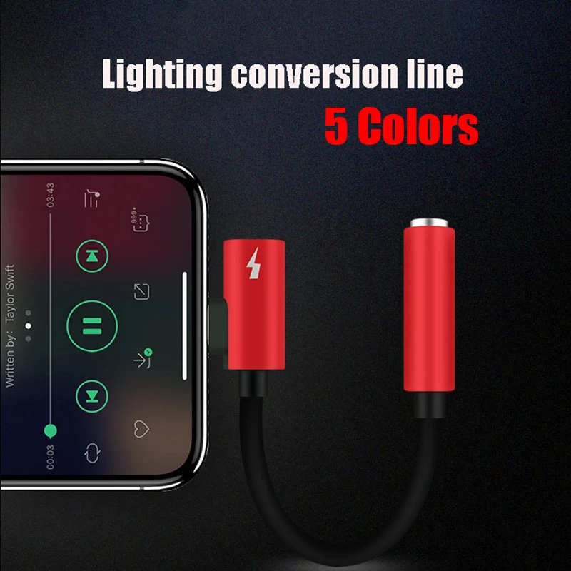 ForAppleiPhone78XHeadphoneAdapterforAppleInterfaceto3.5mmAudioConversionLine|Наушники и гарнитуры| |