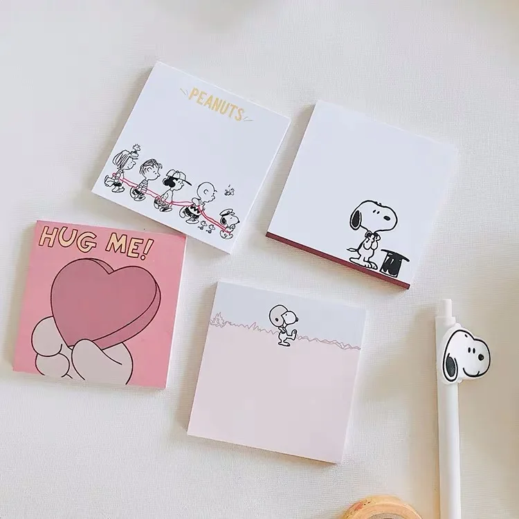 50 листов Peanuts Rogue Dog мультфильм Kawaii блокнот для заметок Sticky Note N Times стикер бумага