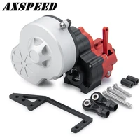 axspeed scx10 metal gearbox complete gearbox with gear for 110 rc crawler axial scx10 rc car transmission box upgrade parts